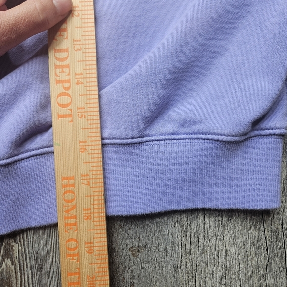 Comme Des Garcons Cropped Sweateshirt Purple Medium - Picture 12 of 12